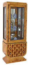 Art Deco Vitrine Massivholz