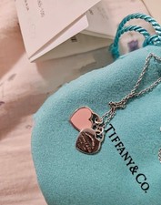 Tiffany doppel herz kette - doppel,