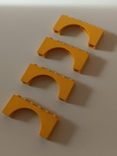 Lego 4x 3307 Bogenstein gelb 1x6x2 Rundbogen Brücke Ritterburg (281222F)