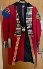 Jacke/Frack für Karneval/Fasching/Fastnacht, viele Applikationen, Unisex, Gr. S