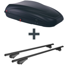 Dachbox G3 Krono 400 + Dachträger Menabo für Land Rover Discovery Sport II L550