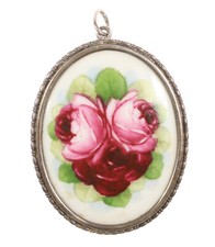 schöne Silber Vintage Brosche