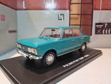 Fiat 125P 1970 FSO Polski blau türkis Maßstab 1:24 detailliert Diecast Modellauto Salvat