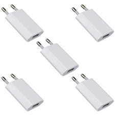 5x USB Ladegerät Netzteil Netzstecker Adapter für Samsung Apple iPhone HTC Sony