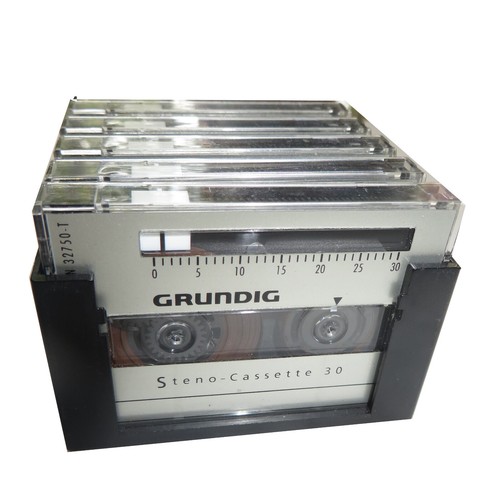 Grundig steno cassetten 30 - 5x, steno-cassetten
