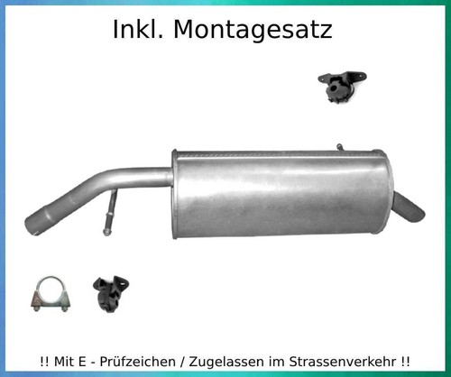 Endschalldämpfer für peugeot - für,