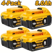 4X Für DeWalt DCB184 Akku 18V