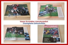 Voxan Scrambler Literaturpaket