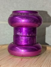 Chris King Vintage 1" Threadless Steuersatz, Ltd Ed Purple Sotto Voce, 90er MTB