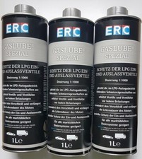 3x1L ERC Gaslube Spezial P1000 Formel LPG Gas Ventilschutz Additiv Dosiersysteme