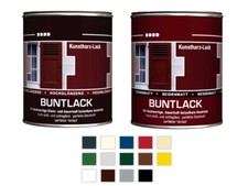 Kunstharz Buntlack 750 ml Farbwahl Hochglänzend oder Seidenmatt, stoßfest