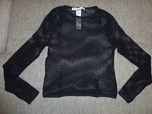 Schwarzes netzshirt bershka - schwarzes,