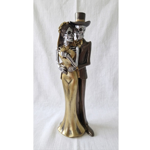 Deko figur skelett brautpaar - deko,