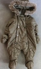 VERTBAUDET Overall 56 62 grün Einteiler Fuß Übergang neu w Junge Schneeanzug 