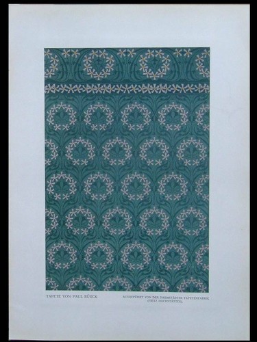 Jugendstil tapete 1901 - jugendstil,