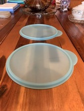 Tupperware  Faltbar Schüssel Deckel Max ,Ersatz , Deckel Blau Ø19cmx1cm.H