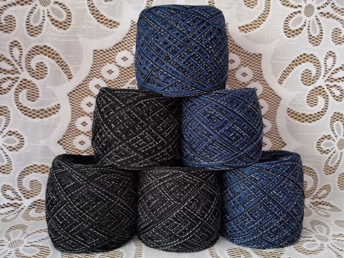 1100 schwarz blau - 1100, schwarz-blau-meliert