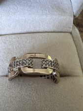 585 Gold Ring Kette Design mit