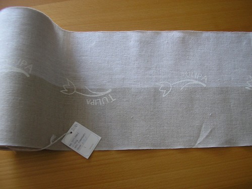 Leinenband mit tulpenrapport - leinenband,