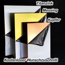Kupfer Messing Titanzink