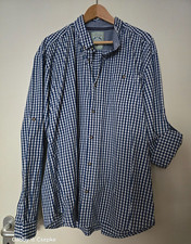 Oktoberfest Slim Fit Hemd der Marke SMOG Gr. XXL blau kariert neuwertig
