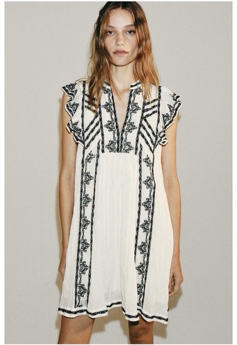 Zara damen kleider embroidery - zara,