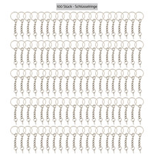 10-100 Schlüsselringe 20mm