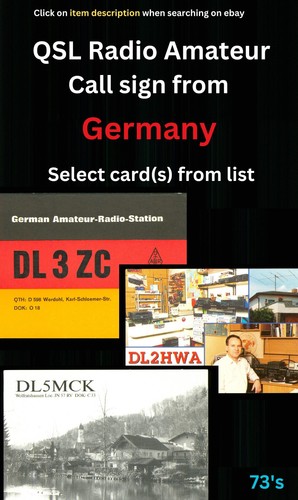 Qsl amateurfunkkarte - qsl,