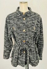 Bouclé-Jacke, Gr. 40