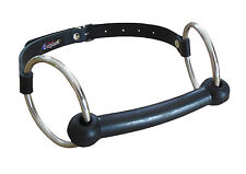 BDSM Mundknebel Knebel Gebissstange Beißstange Trense m. Ledergurt neu 