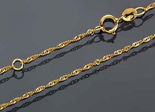 Echt gold feine gedrehte - gold,