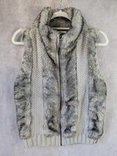 Strickweste mit Kunstpelz Opus