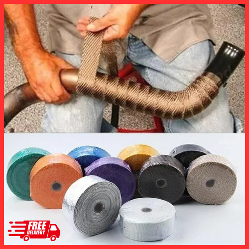 Fiberglas auspuff heat wrap - fiberglas,