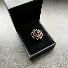 Granat Ring  Goldring 375er   Damenring  