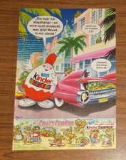 Seltene Werbung Ü-Ei Kinder Überraschung DIE CRAZY CROCOS  mit BPZ 1993