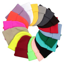 Wintermütze Beanie Strickmütze Damen Herren warm weich Baumwoll-Polyacryl