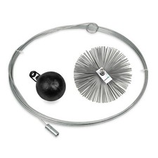 Schornsteinbesen Reinigungsset Set Profiset Kaminbesen Ferderstahl