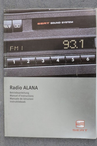 Seat radio alana - radio,