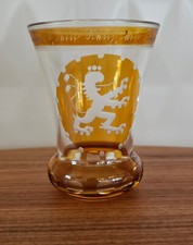 HASAG Ranftbecher mit Böhmischen Löwen, Aufschrift und Datum 1.10.1938