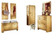 6 tlg Garderoben Set aus massiver Kiefer Dielenset Dielenmöbel