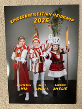 AK  Kinder Dreigestirn Heidkamp 2025 Mia, Lyon und Amelie