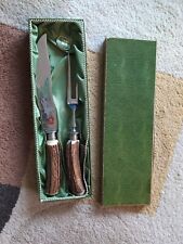 Rehwappen Tranchierbesteck mit