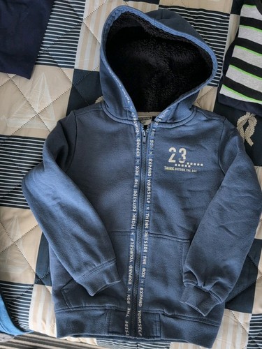 Stoffjacke 128 mal - mal, getragen