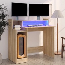 Schreibtisch mit leds - mit,