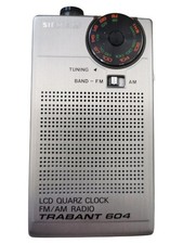 Siemens TRABANT 604 Tragbares Radio FM/AM Silber Vintage