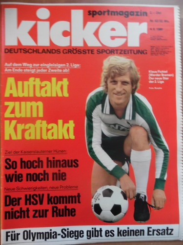 Kicker 1980 klaus - kicker, 4.8.