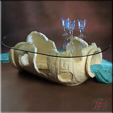Couchtisch Glastisch Glas Tisch Amphore Wohnzimmertisch Modern Design Antik