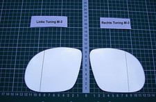 Außenspiegel Spiegelglas Ersatzglas BMW Tuning M3 Sportspiegel Links asph