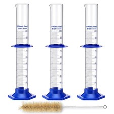 3 Stück Messzylinder Glas