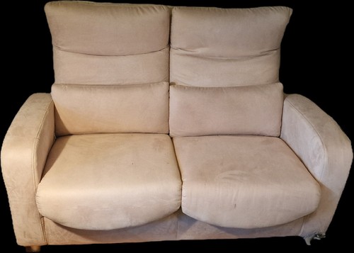 Sitzer sofa beige hohe - 2-sitzer, beige,